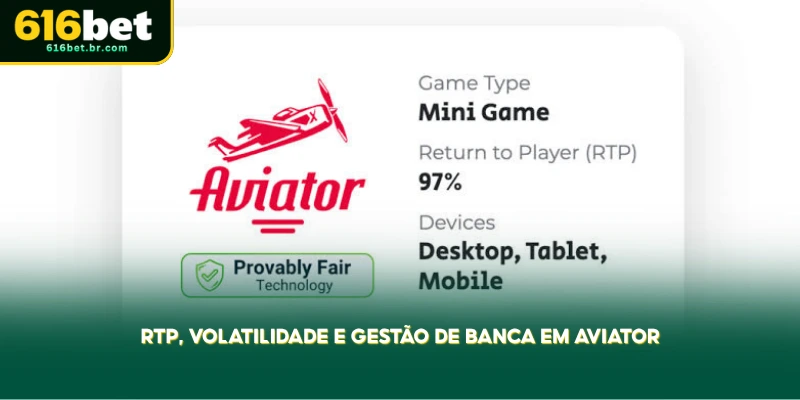 entenda como rtp, volatilidade e gestão de banca influenciam a dinâmica do aviator