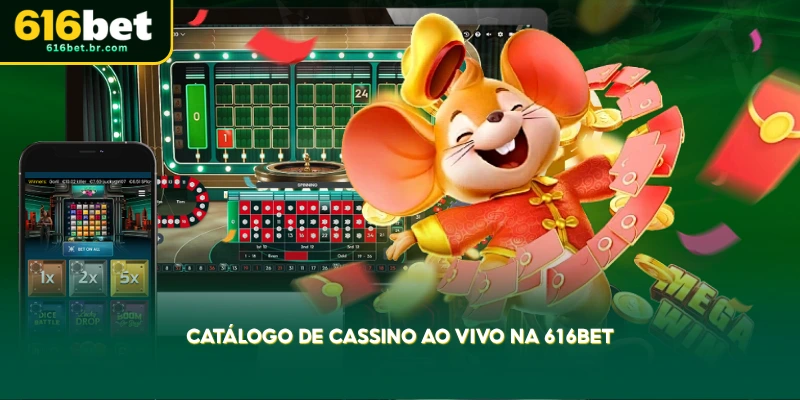 navegue pelo catálogo de cassino ao vivo da 616bet e escolha a mesa ideal para você